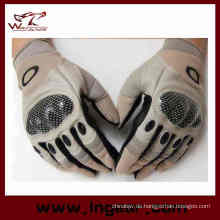 Volle Finger Airsoft taktische Carbon Knuckle Handschuhe Schutzhandschuhe